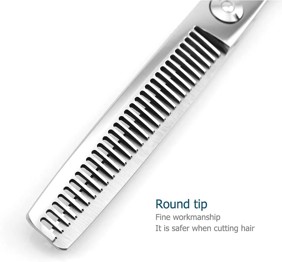 Hair Scissors left hand Thinning Scissors 6 Inch Barber Left hand Hair Thinning Shears Lefty Barber Shears KINSARO for Hairdresser Barbershop or Home Use