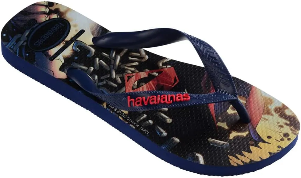 Havaianas - Top Heróis DC Comfortable, Durable and Lightweight Flip Flops with Hero Sole, Unisex Adult