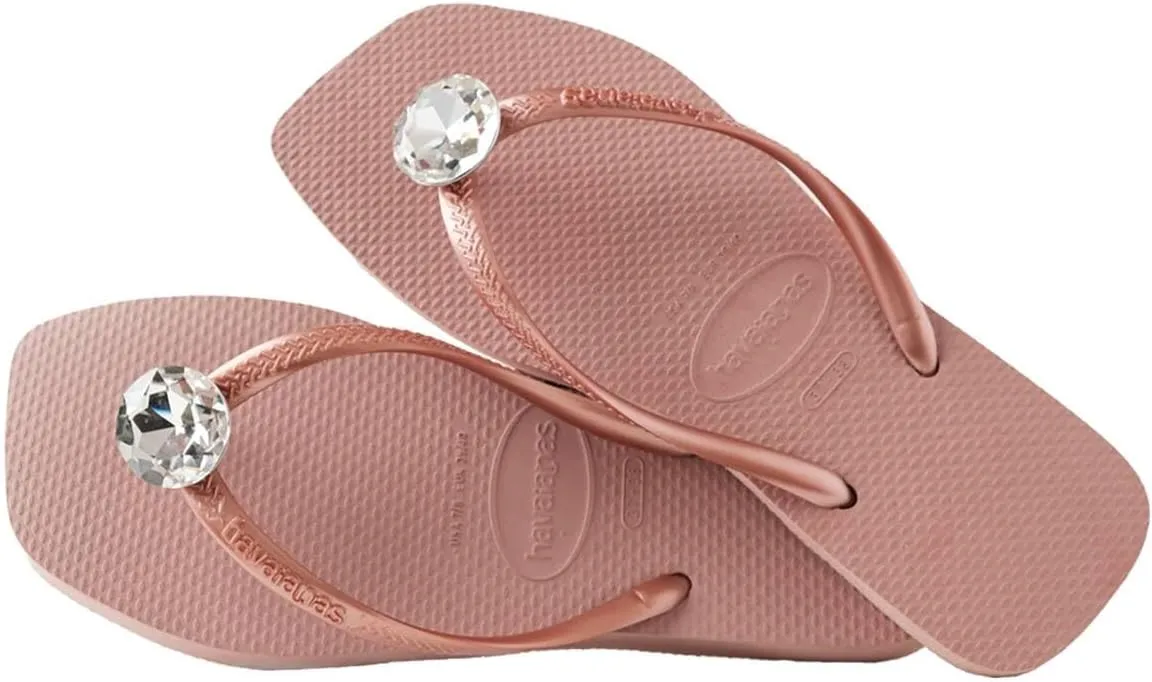 Havaianas Women's Slim Square Centenary Diamond Flip Flops