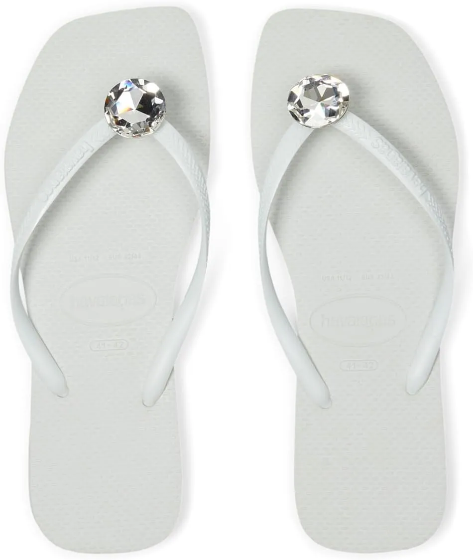 Havaianas Women's Slim Square Centenary Diamond Flip Flops