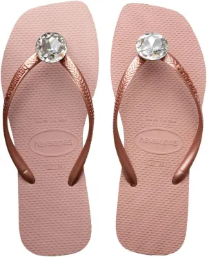 Havaianas Women's Slim Square Centenary Diamond Flip Flops