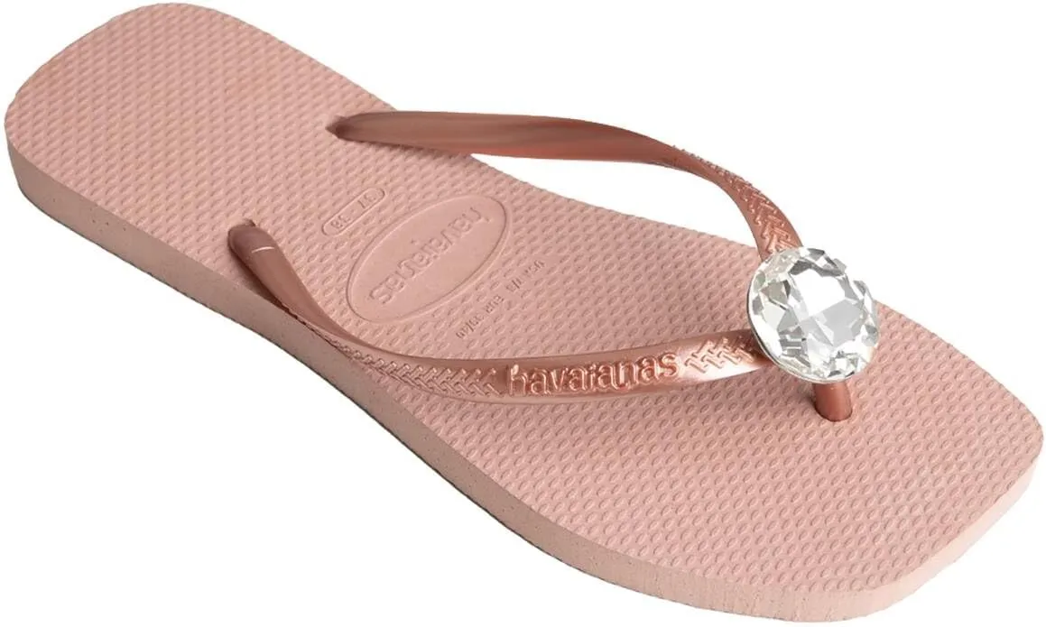 Havaianas Women's Slim Square Centenary Diamond Flip Flops