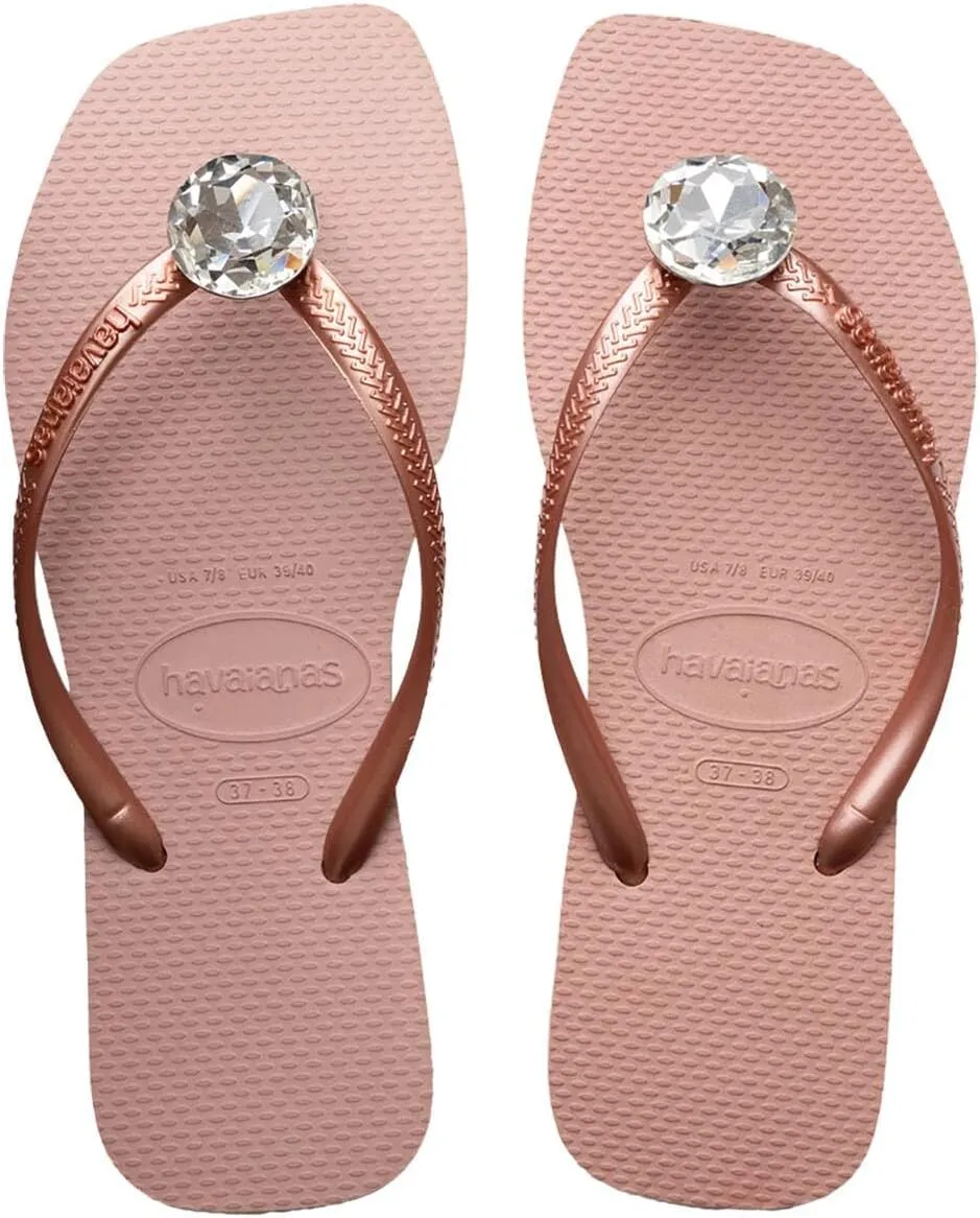Havaianas Women's Slim Square Centenary Diamond Flip Flops