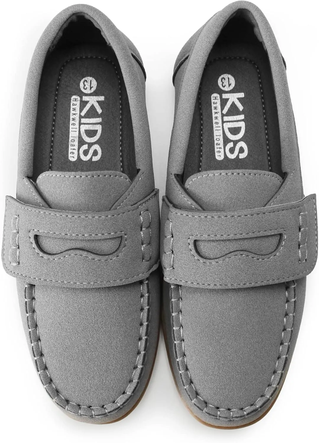Hawkwell Kids Boys Loafers School Casual Boat Shoes(Toddler/Little Kid)