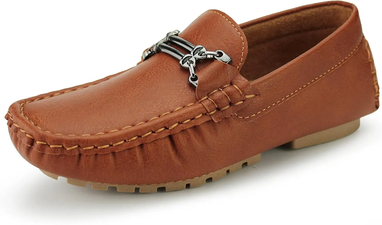 Hawkwell Kids Casual Penny Loafer Moccasin Dress Driver Shoes(Toddler/Little Kid/Big Kid)
