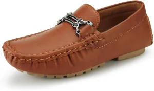 Hawkwell Kids Casual Penny Loafer Moccasin Dress Driver Shoes(Toddler/Little Kid/Big Kid)