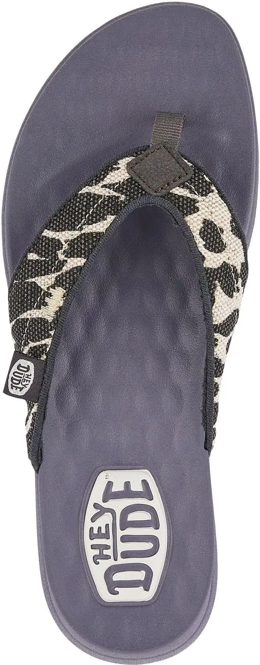 Hey Dude Women's Christi Flip Classic | Women's Shoes | Women Slip-on Sandals | Comfortable & Light-Weight