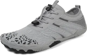 Hike Barefoot Water Shoes for Women Men, Barefoot Shoes with Wide Toe Box, Non-Slip & Quick Dry Breathable Aqua Socks for Beach Pool Aqua Swim Surf Hiking Walking Shoes
