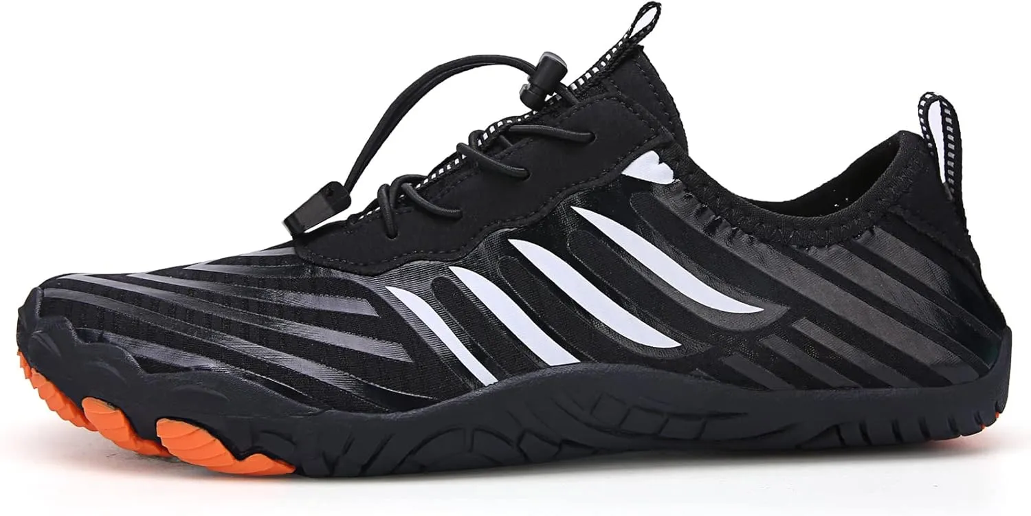 Hike Barefoot Water Shoes for Women Men, Barefoot Shoes with Wide Toe Box, Non-Slip & Quick Dry Breathable Aqua Socks for Beach Sports Pool Swim Surf Hiking Fishing Walking Shoes