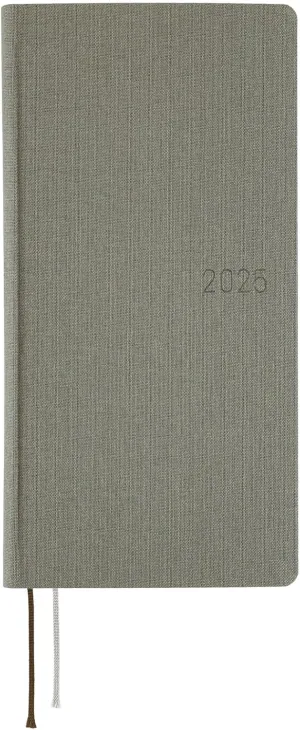 Hobonichi Techo 2025 Weeks [Japanese/Tall and Slim Size/April Start/Planner] Colors: Smoke Gray