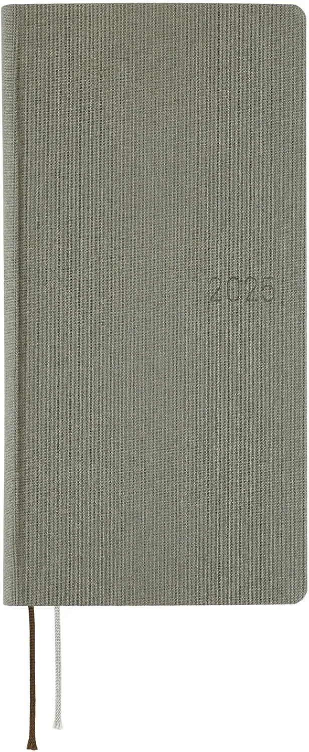 Hobonichi Techo 2025 Weeks [Japanese/Tall and Slim Size/April Start/Planner] Colors: Smoke Gray