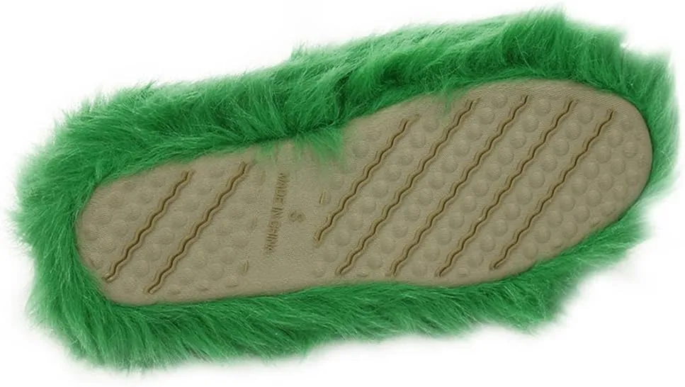 Home Slipper Women's Warm Cute Long Fleece Plush Indoor House SPA Slippers Clogs