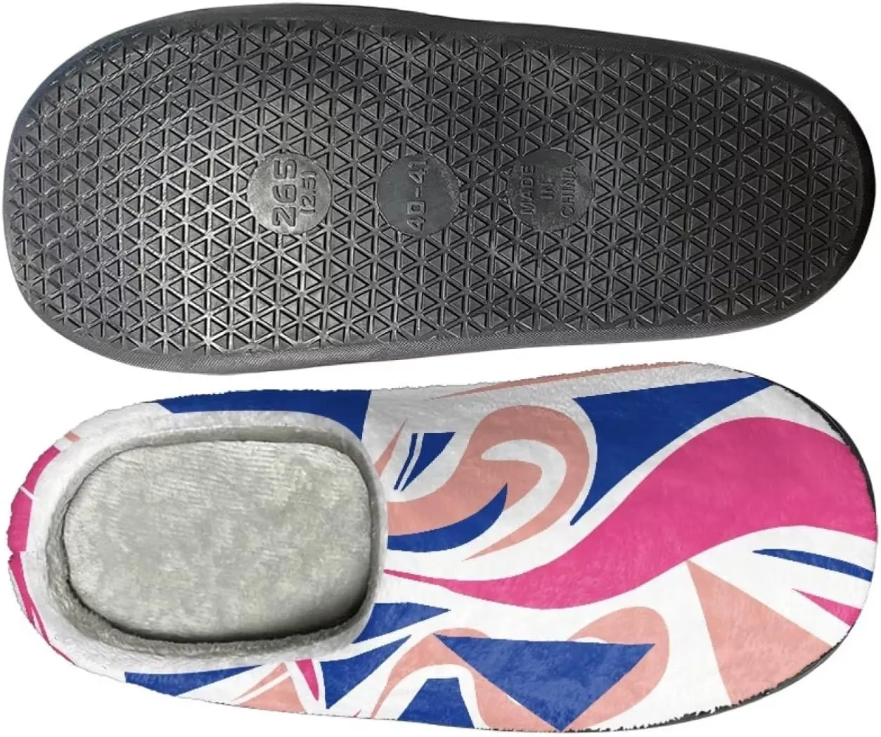 House Home Slippers for Women Men, Spa Slippers Casual Cloesd Toe Indoor Slippers Cozy Warm Bedroom Shoes Indoor Slide