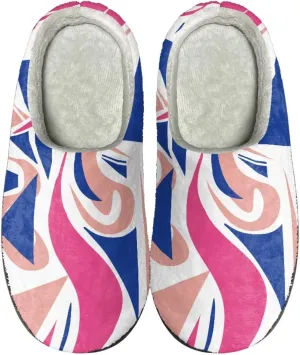House Home Slippers for Women Men, Spa Slippers Casual Cloesd Toe Indoor Slippers Cozy Warm Bedroom Shoes Indoor Slide