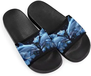 Howilath Novelty Pattern Summer Slide Slippers for Women Kids, Comfortable Soft Sole Non-Slip Slippers Slide Sandal