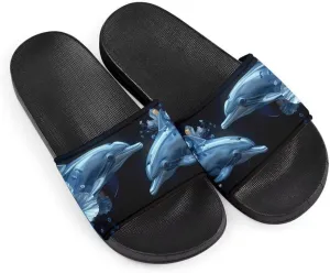 Howilath Novelty Pattern Summer Slide Slippers for Women Kids, Comfortable Soft Sole Non-Slip Slippers Slide Sandal