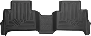 Husky Liners Weatherbeater Floor Mats | Fits 2015-2022 Chevrolet Colorado & GMC Canyon, Crew Cab | 2nd Row, 1-pc Black - 19111
