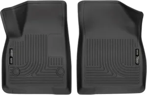 Husky Liners Weatherbeater Floor Mats | Fits 2017-2025 Cadillac XT5; 2019-2025 Chevrolet Blazer; 2017-2025 GMC Acadia | Front Row, 2-pc Black - 13611