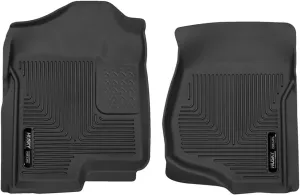 Husky Liners X-act Contour Floor Mats | Fits 2020-2024 Ford Explorer | 2nd Row, 1-pc Black - 54881