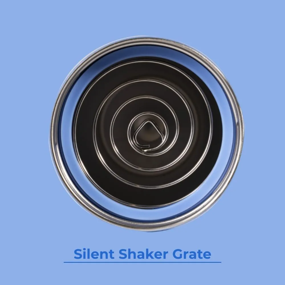 HydroJug 24 oz New Stainless Steel Shaker – Insulated, Leakproof, BPA-Free with Silent Mixing Grate – No Clumps, No Noise – Premium Shaker for Fitness, Sports & Everyday Use, Light Blue