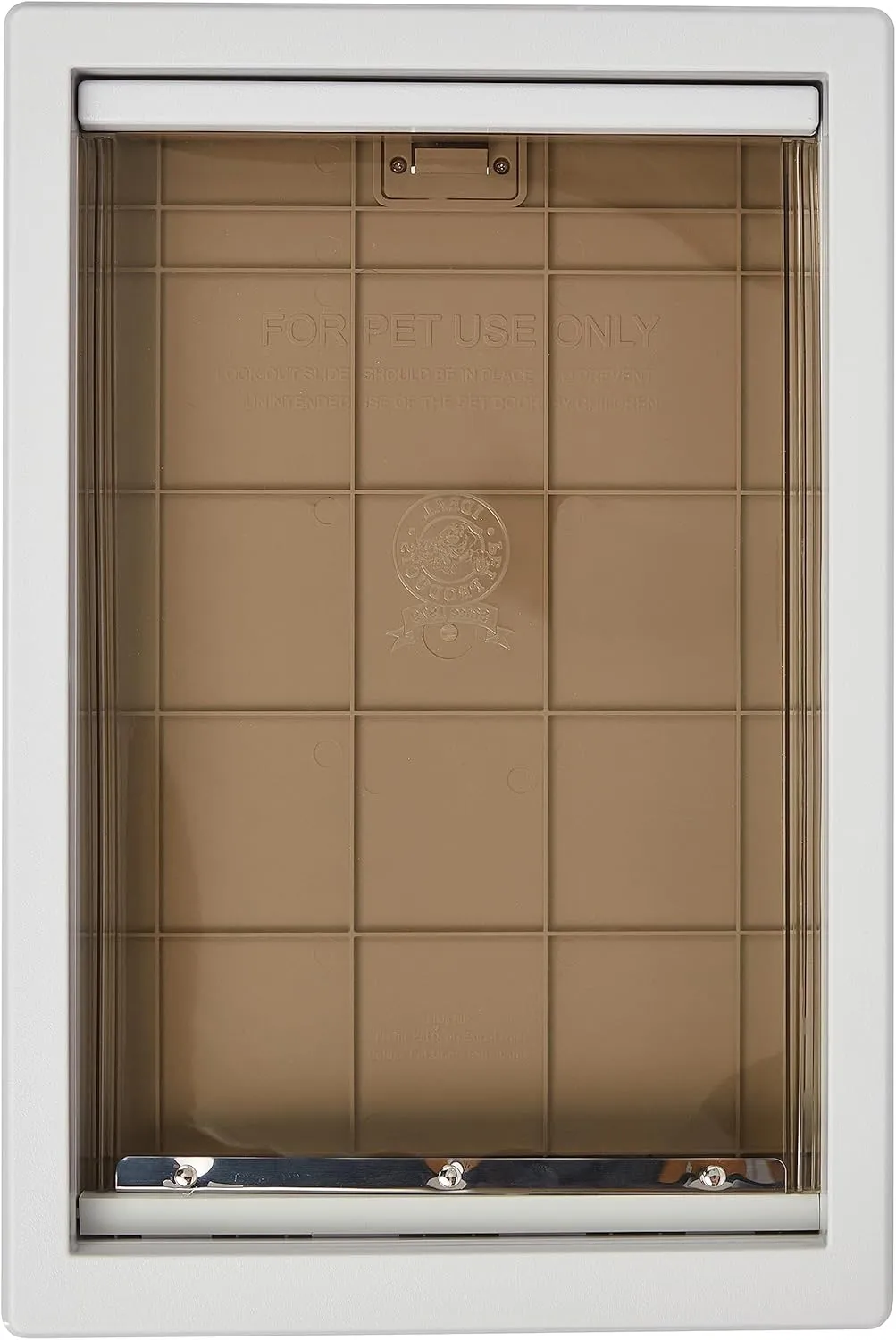 Ideal Pet Products Designer Series Plastic Pet Door with Telescoping Frame, Extra Large, 10.5" x 15" Flap Size