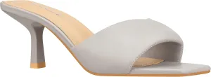 ILLUDE Women’s Low Heel Mules Open Square Toe Slip On Comfortable Cushion Heeled Sandals
