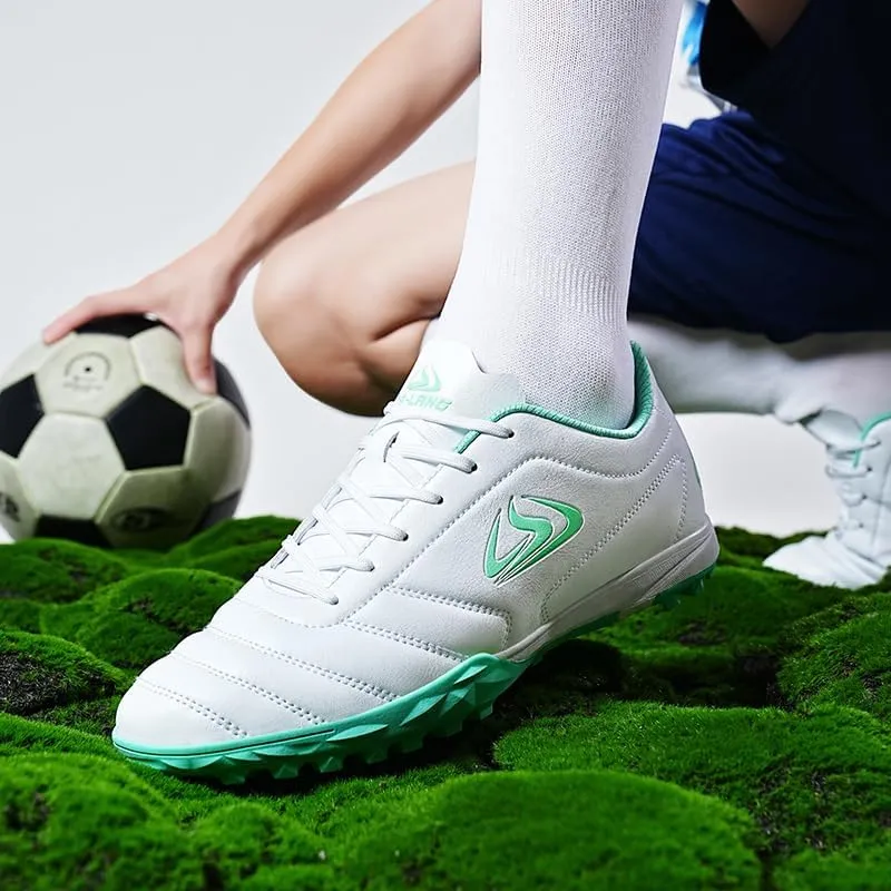 Indoor Turf Soccer Shoes Cleats Mens Soccer Shoes for Boys Football Shoes Kid Futsal Shoes Youth Tennis
