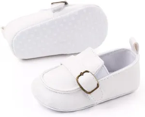 Infant Baby Boys Girls Leather Loafers Dress Shoes Newborn Oxford Flats Casual Moccasins Slip-On First Walking Boat Shoes