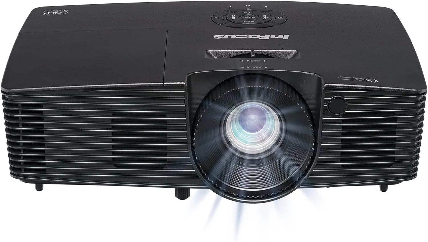 InFocus IN112XV Presentation Projector, DLP SVGA 3600 Lumens 3D Ready HDMI