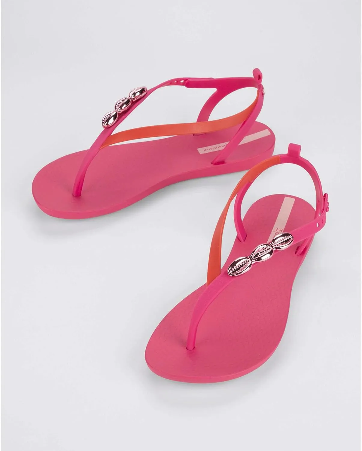 Ipanema Salty Womens Sandals - Lace Up Sandals for Women, Dressy Sandals with Sea Shells, T-Strap Thong Sandals, Tie Up Sandals, Flat Sandals, Summer Dress Sandals, Comfortable