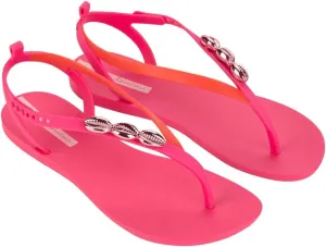 Ipanema Salty Womens Sandals - Lace Up Sandals for Women, Dressy Sandals with Sea Shells, T-Strap Thong Sandals, Tie Up Sandals, Flat Sandals, Summer Dress Sandals, Comfortable