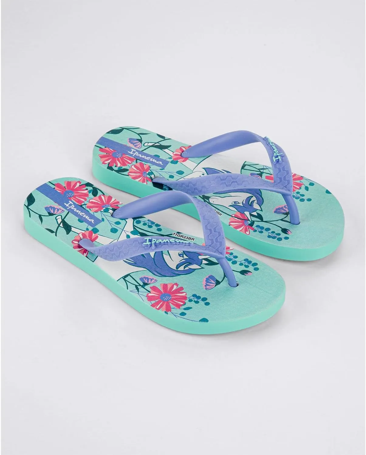 Ipanema Temas XIV Kids Flip Flops - Comfortable & Stylish Unisex Flip Flops for Kids, Bright & Colorful Prints, Non-Slip Sole, Durable, Water Resistant, Easy to Clean