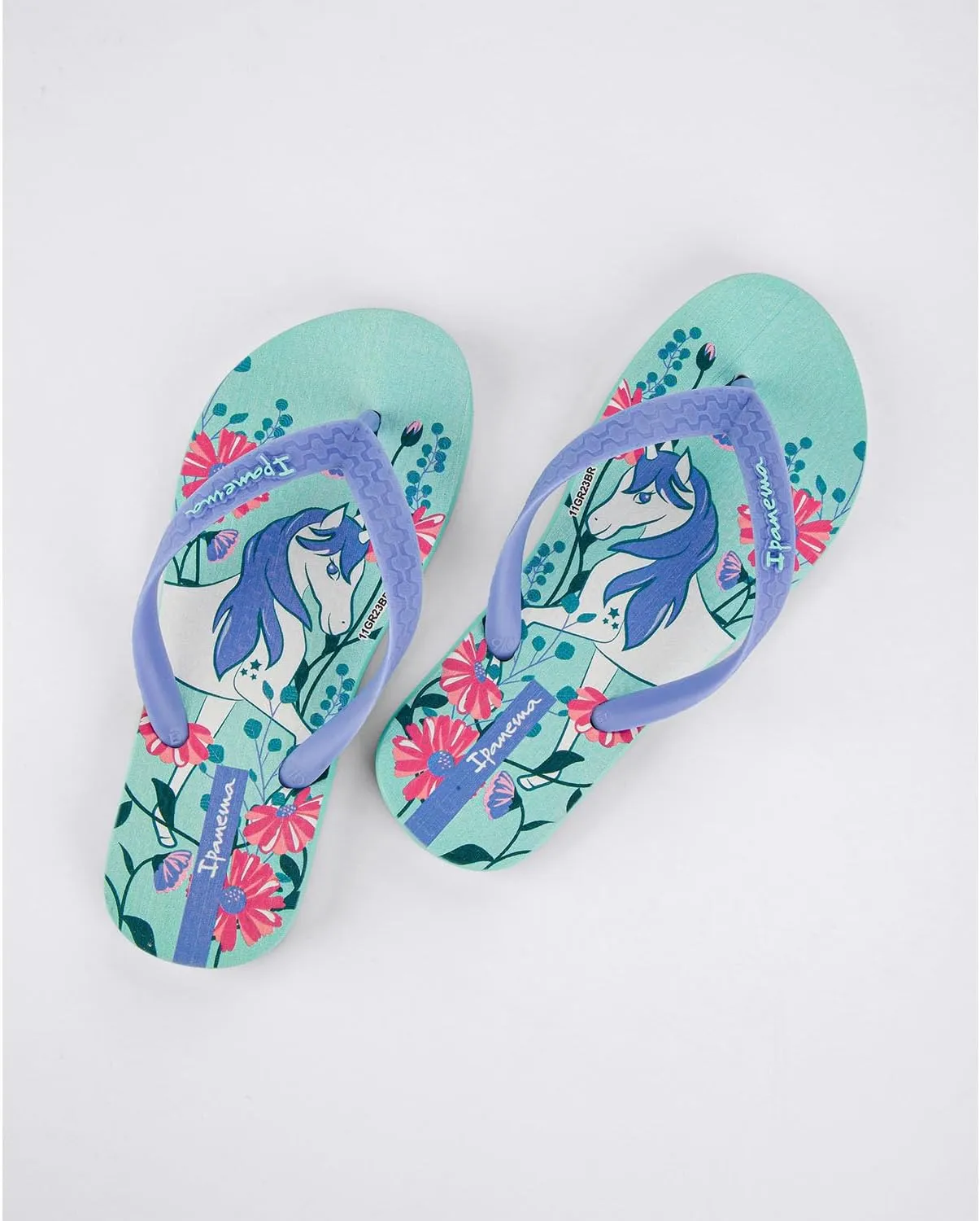 Ipanema Temas XIV Kids Flip Flops - Comfortable & Stylish Unisex Flip Flops for Kids, Bright & Colorful Prints, Non-Slip Sole, Durable, Water Resistant, Easy to Clean