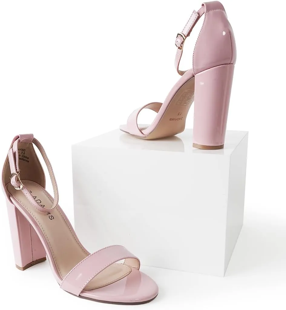 J. Adams Shirley Heels for Women - Ankle Strap High Heel Dressy Sandals