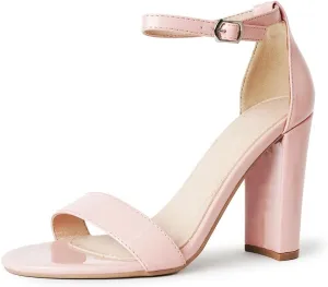 J. Adams Shirley Heels for Women - Ankle Strap High Heel Dressy Sandals