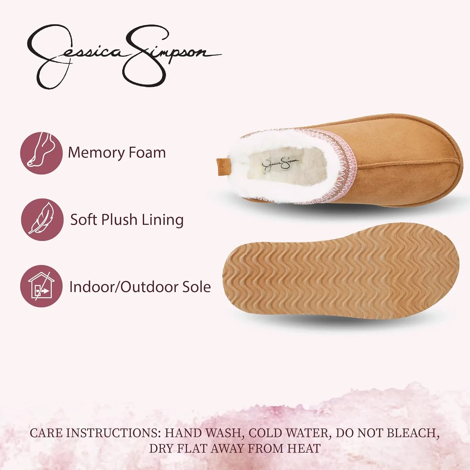 Jessica Simpson Women’s and Girl’s Indoor/Outdoor Platform Clog Slipper - Mommy & Me Size Options