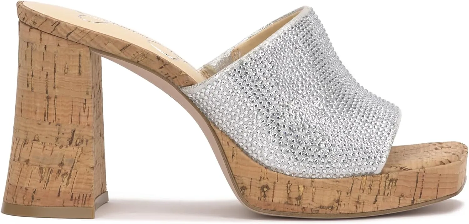 Jessica Simpson Womens Kashet Patent Block Heel Pumps