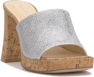 Jessica Simpson Womens Kashet Patent Block Heel Pumps