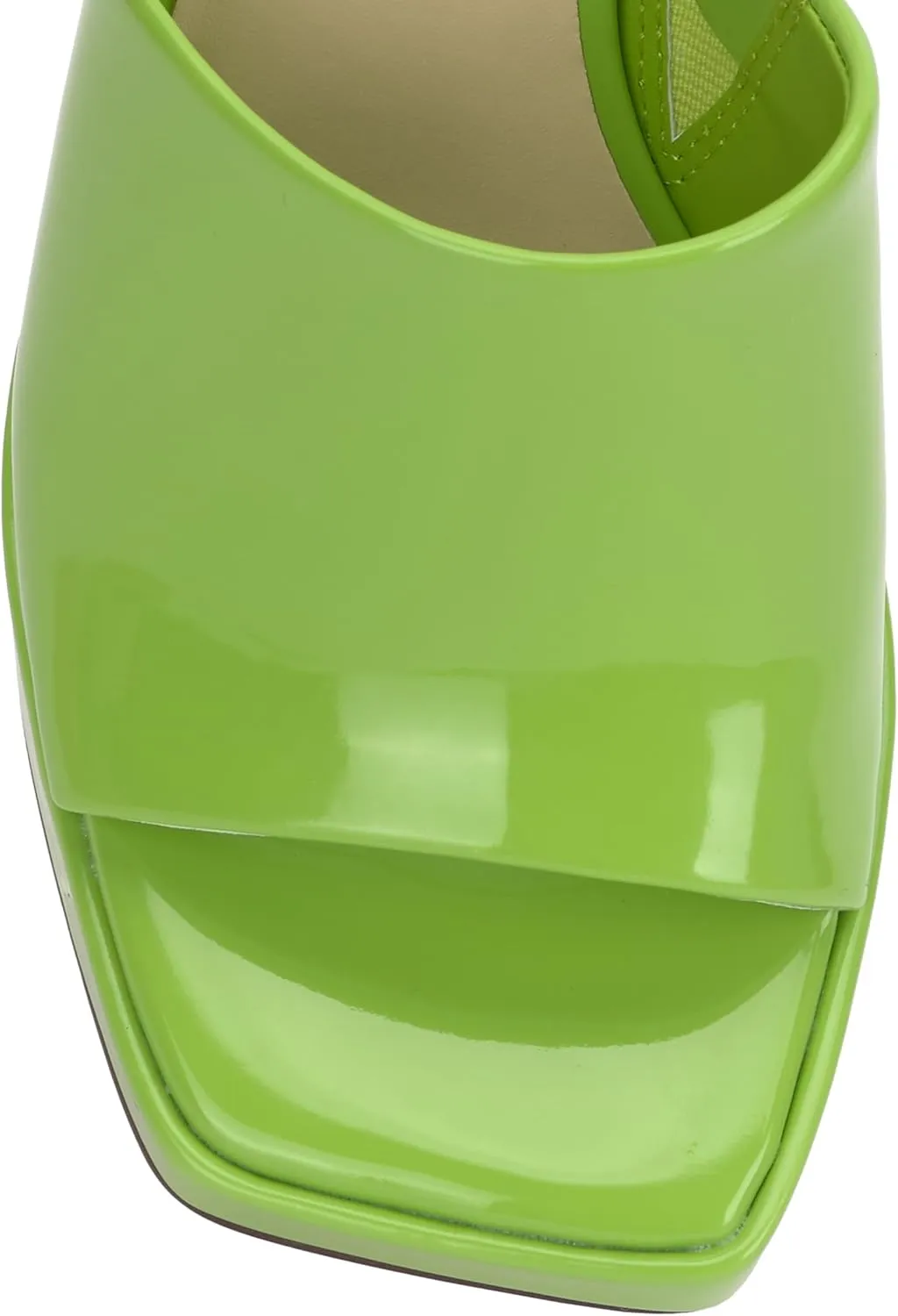 Jessica Simpson Womens Kashet Patent Block Heel Pumps