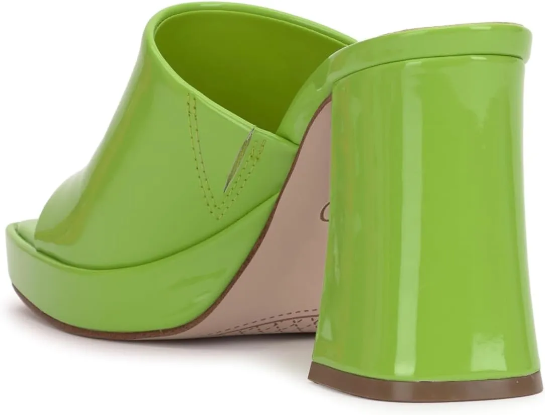 Jessica Simpson Womens Kashet Patent Block Heel Pumps