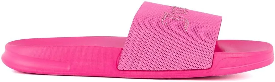 Juicy Couture Slide Sandals, Beach Flats for Women, Summer Shoes