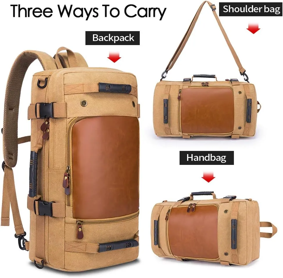 KAKA Wear-Resistant Durable Backpack,Duffle Bag Travel Carry On Backpack