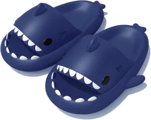 Kapley Sharklas, Shark Slides, Sandals, Shoes - Cartoon Design Non-Slip EVA Thickened Sole, Lightweight Unisex Beach Sandals