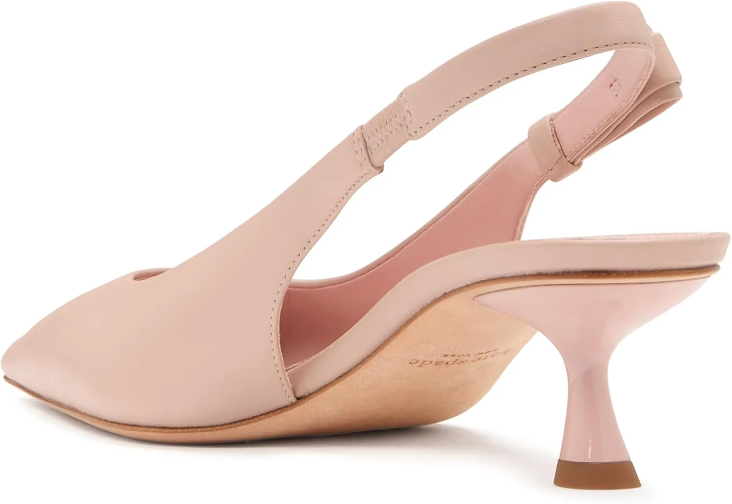 kate spade new york Women's Riley Slingback Smooth Leather Kitten Heel