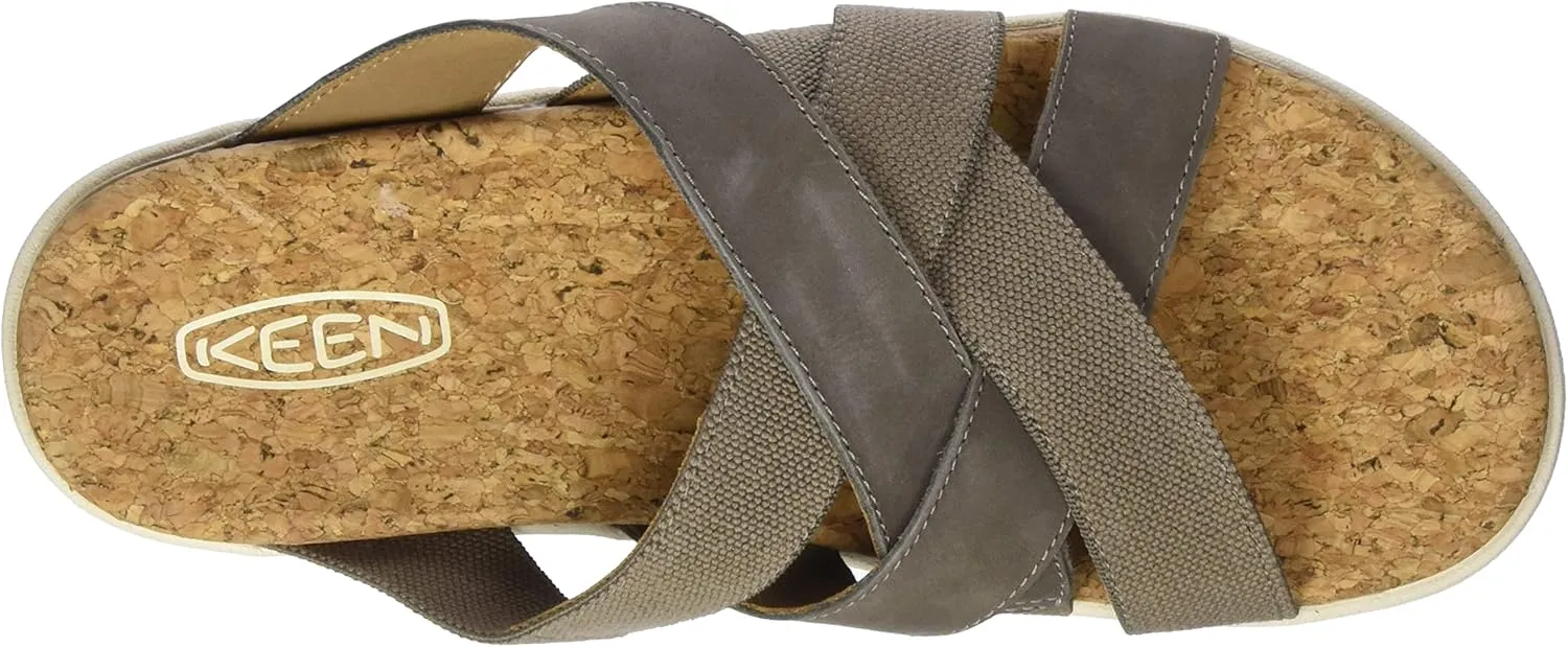 KEEN Women's Elle Mixed Slide Comfortable Casual Platform Sandals