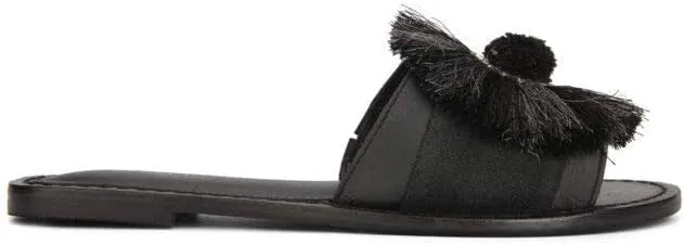 Kenneth Cole Women's Orton Slide Sandal with Circle Fringe Detail
