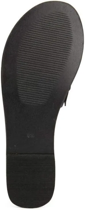 Kenneth Cole Women's Orton Slide Sandal with Circle Fringe Detail
