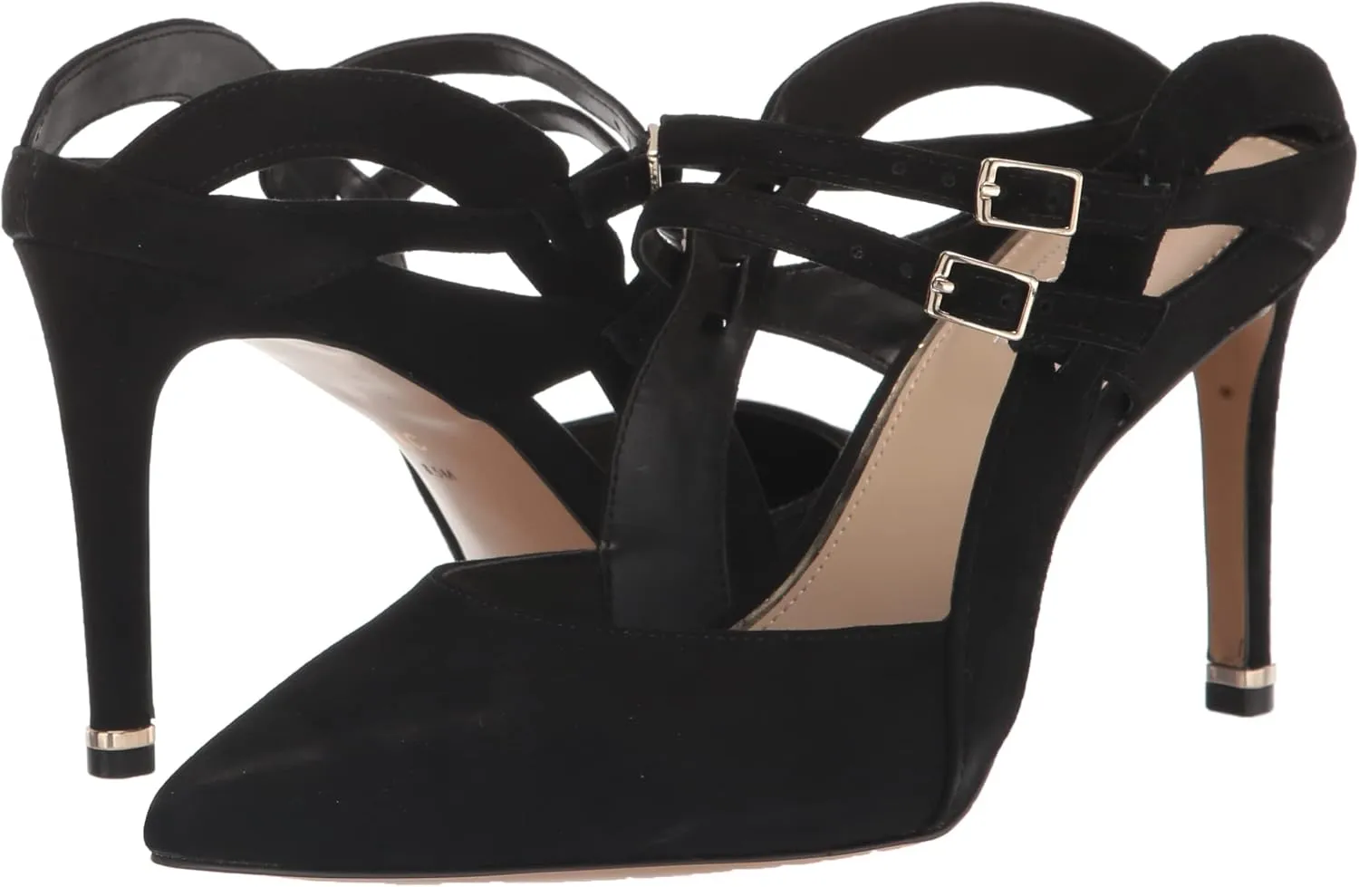 Kenneth Cole Women's Riley 85 Double Strap Mule Heeled Sandal