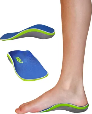 KidSole 3/4 Reinforced High Arch Support Children's Orthotic Insole. Slim Profile & Strong Support with Memory Foam Soft Top. KidSole Arch Alien (US Kids Size 0-3.5)