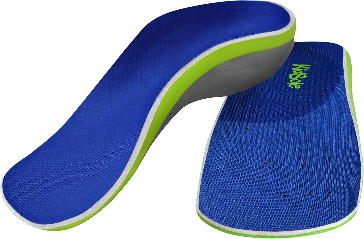 KidSole 3/4 Reinforced High Arch Support Children's Orthotic Insole. Slim Profile & Strong Support with Memory Foam Soft Top. KidSole Arch Alien (US Kids Size 0-3.5)